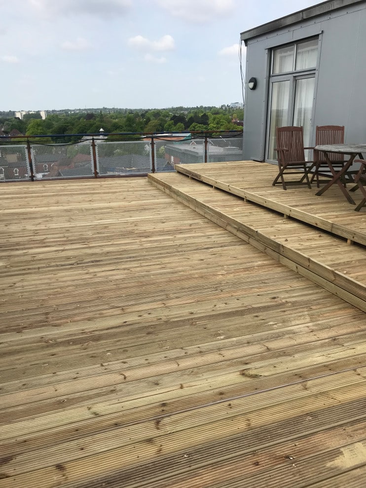 Harborne Penthouse Decking