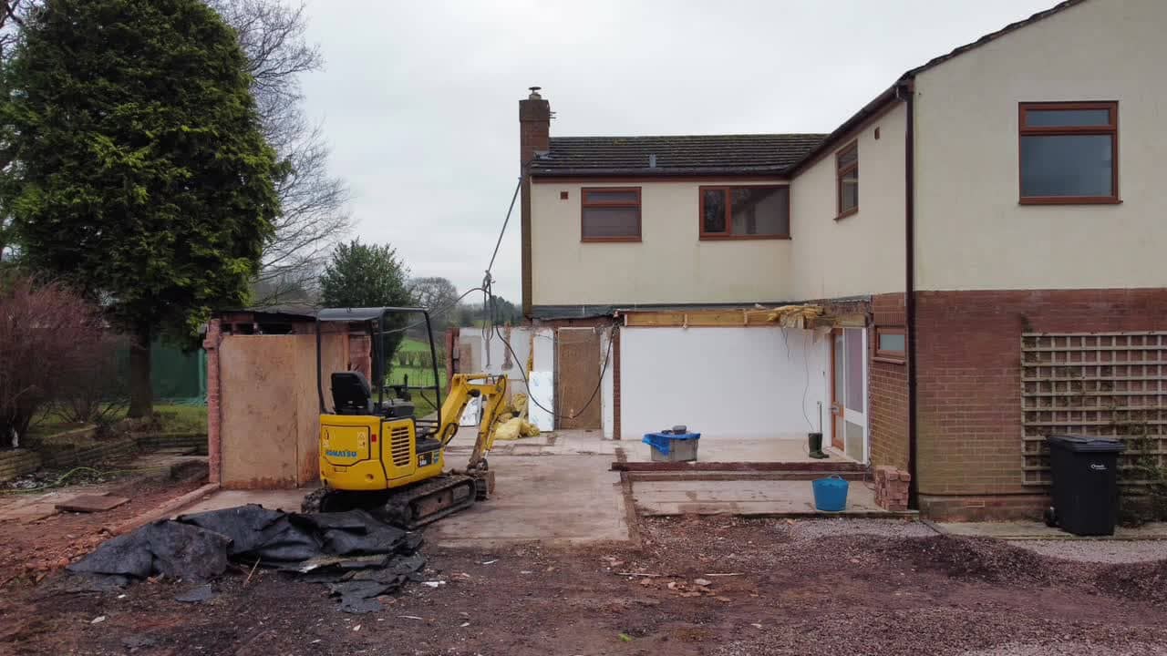 full 2 story extension and renovation in new dwelling