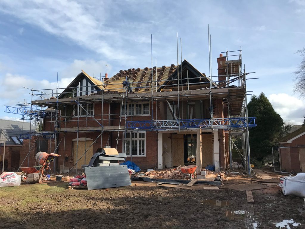 large house renovation in Kinver with MTP Builders