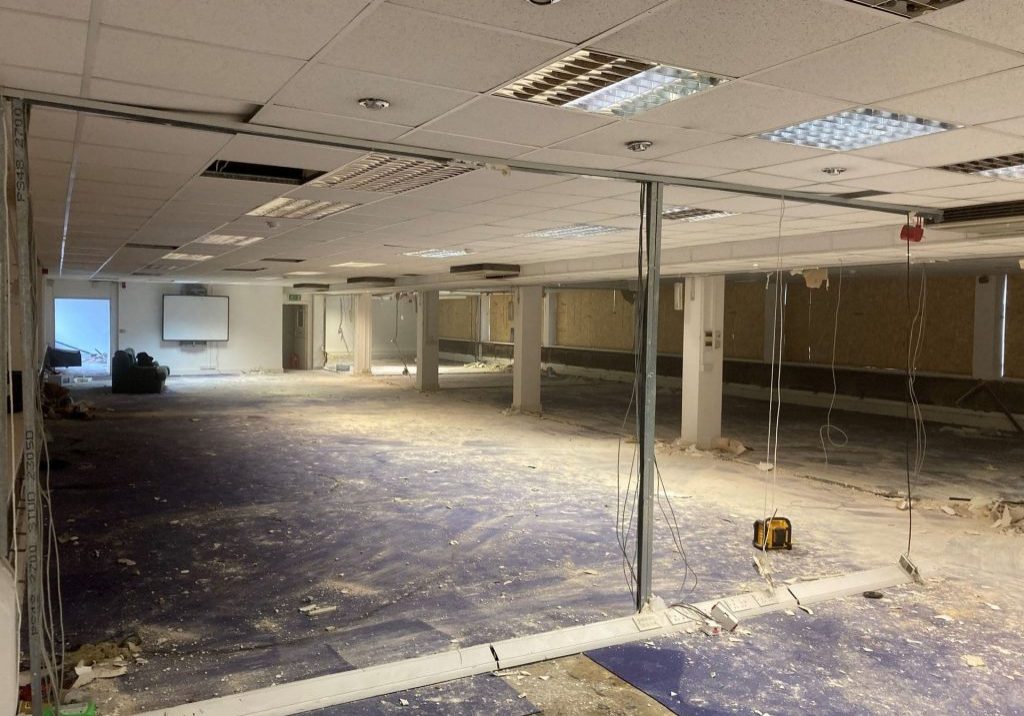 commercial strip out in the West Midlands