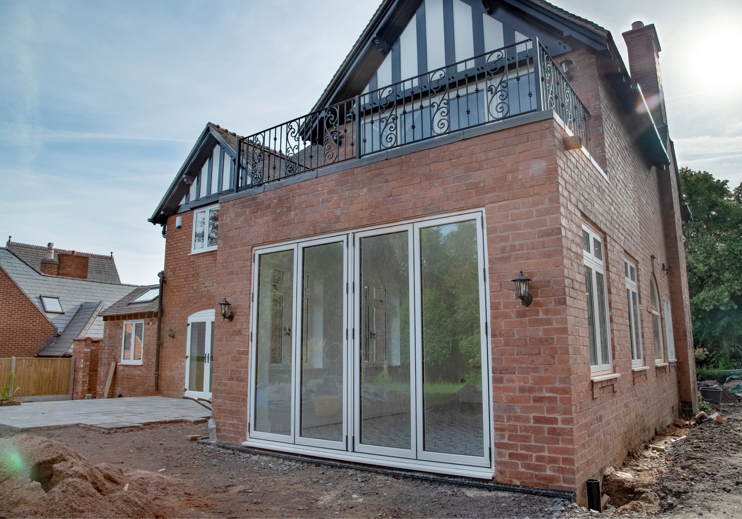 house renovation including open plan kitchen