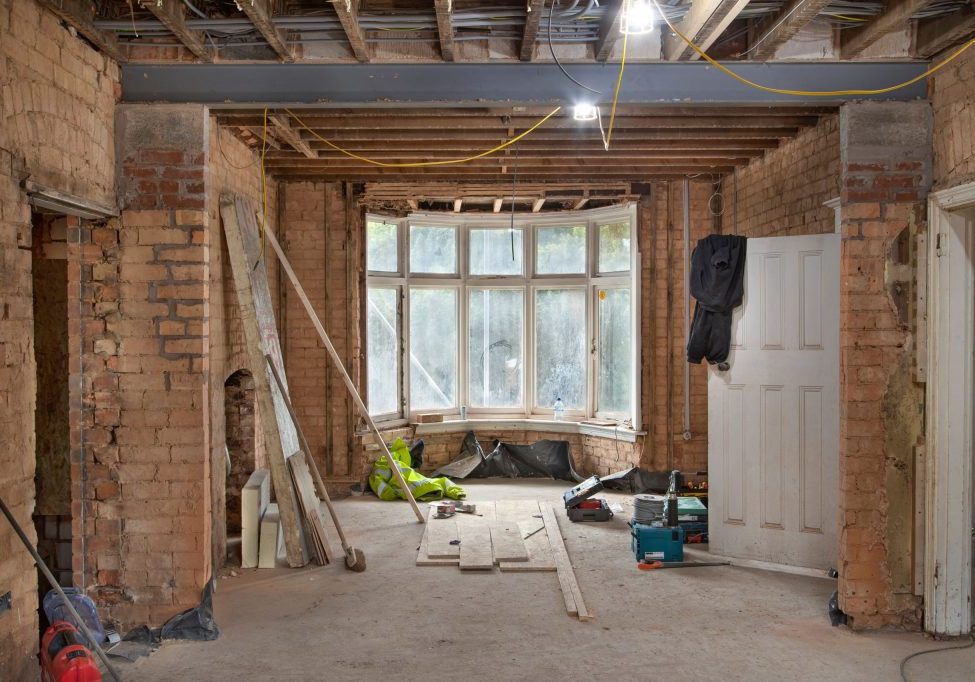 living room extension renovation for house in kinver